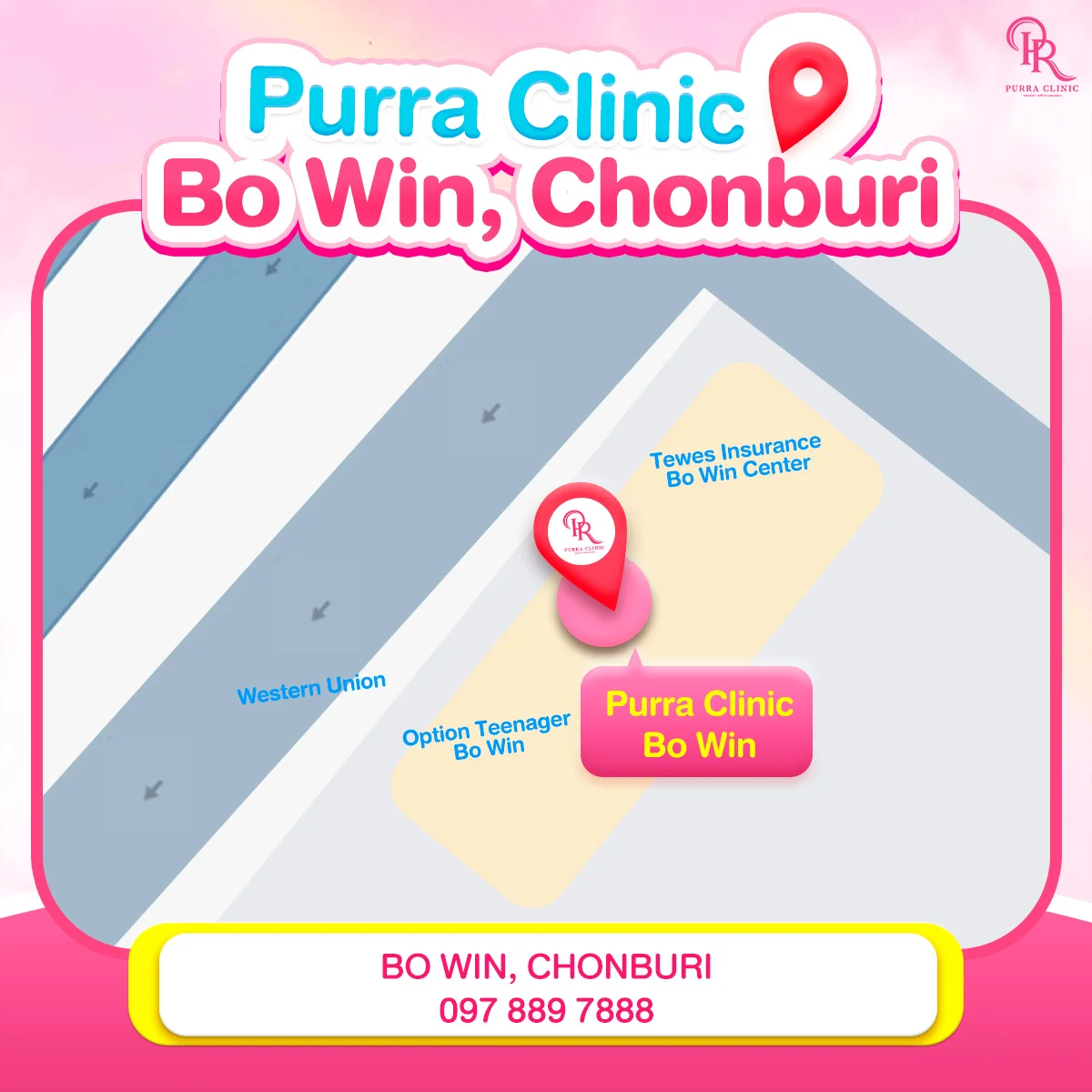 Purra Clinic, Bo Win Location